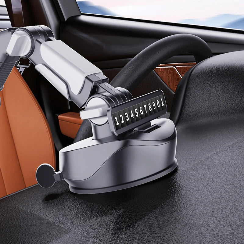 Car Tablet Holder, Long Connector, Cup Holder, 360° Rotatable, Portable Phone Holder In Car, Multi-functional Support