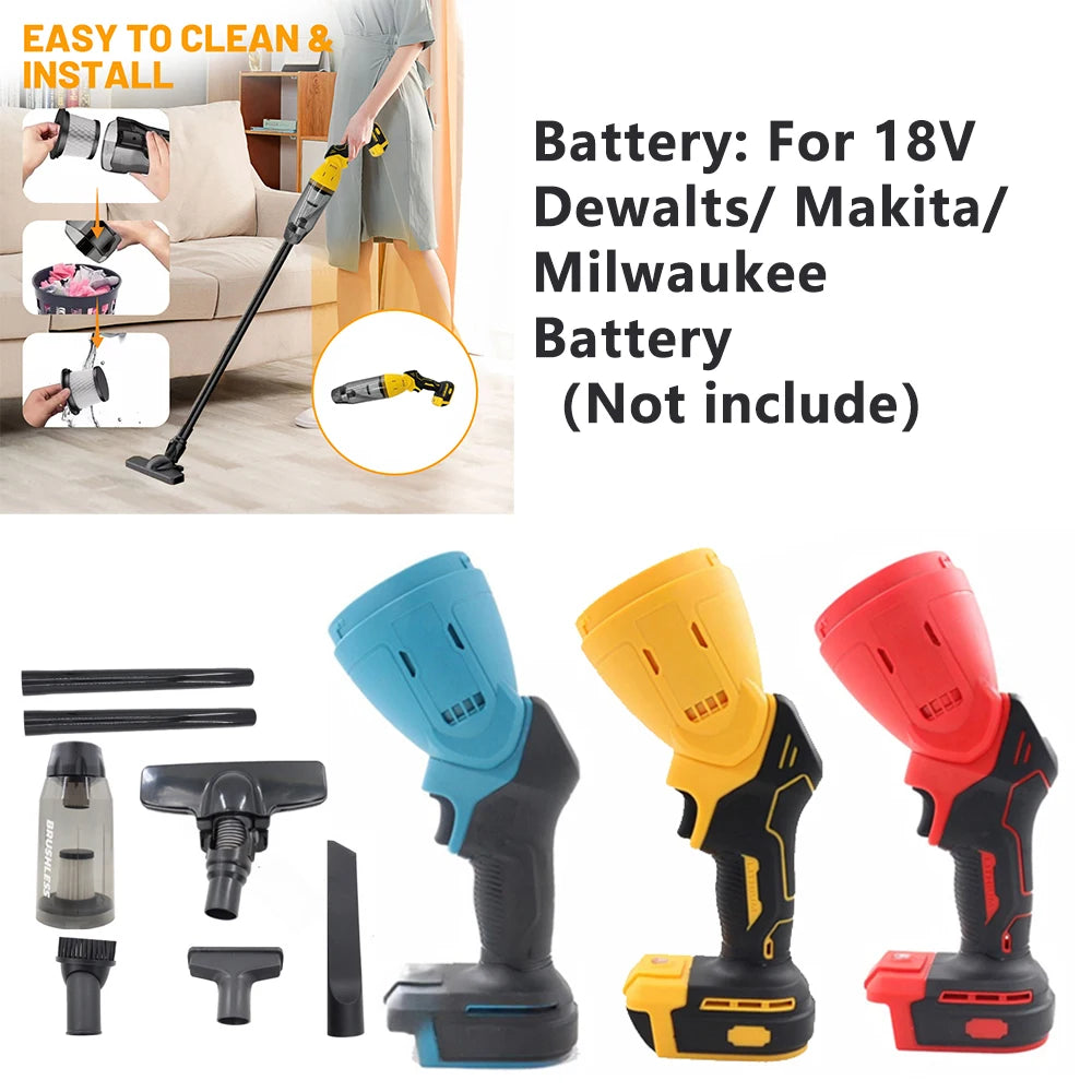 22000 Cordless Handheld Vacuum Cleaner Portable Vacuum with 4 different nozzles for Pet Hair Wood Floor Carpet Sofa Car Cleaning