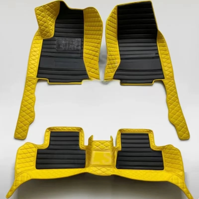 Custom Made Leather Car Floor Mats For Dacia Duster 2010 2011 2012 2013 2014 2015 2017 Carpets Rugs Foot Pads Accessories