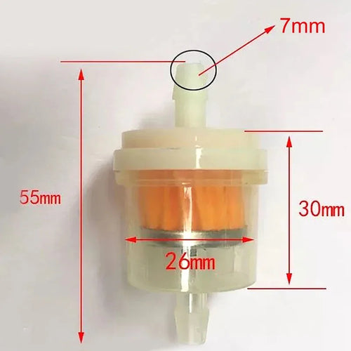 3/6/9/12pcs Universal Gasoline Gas Fuel Gasoline Oil Filter For Scooter Motorcycle Moped Scooter Dirt Bike ATV Fuel Filter