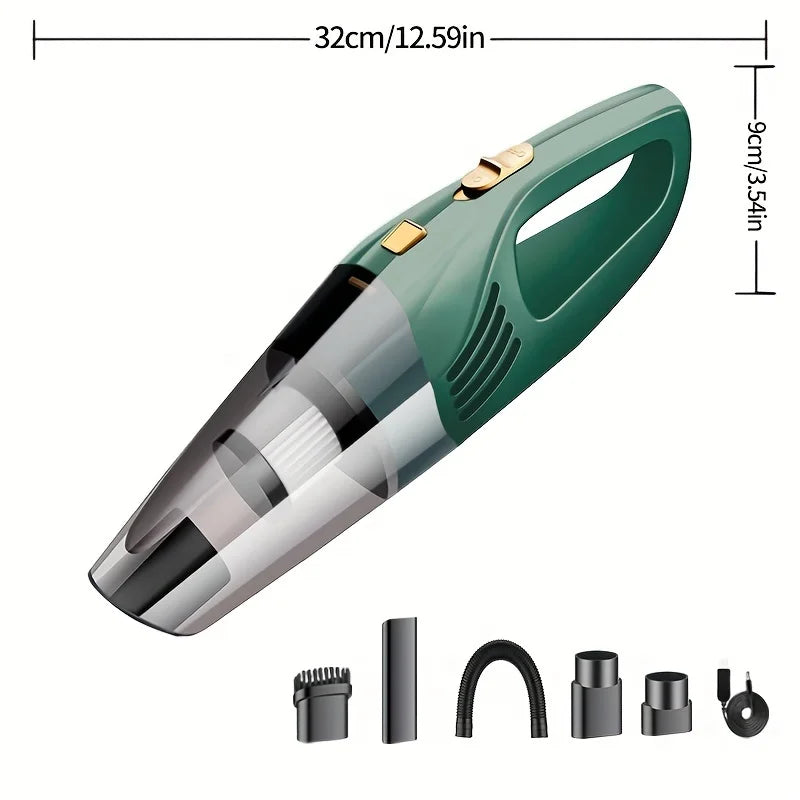 Gulenpower Car Wireless Vacuum Cleaner Powerful High Power High Suction Mini Handheld Car Vacuum Cleaner Household Indoor Small