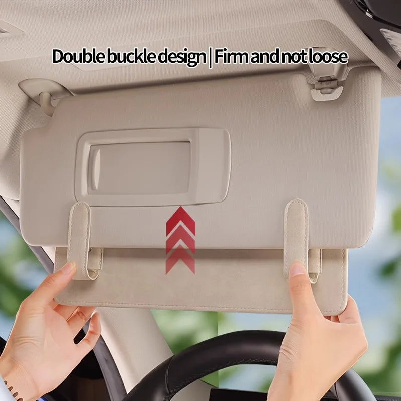 Car sunshade extender car accessories | Adjustable clip, suitable for all vehicle models | Can reduce glare and harmful light