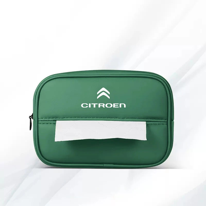 Car Interior Tissue Storage Box Auto Armrests Sunshades Seat Accessories For Citroen C1 DS3 C2 C3 Vts C4 Saxo C4L C5 C6 C8 Xsara