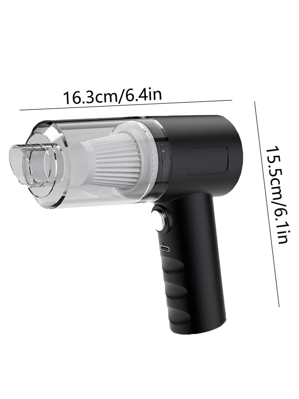 2 IN 1 Car Vacuum,  Portable Mini Cordless Cleaner, Handheld Vacuum For Home, Car, Office Desk, Powerful Suction