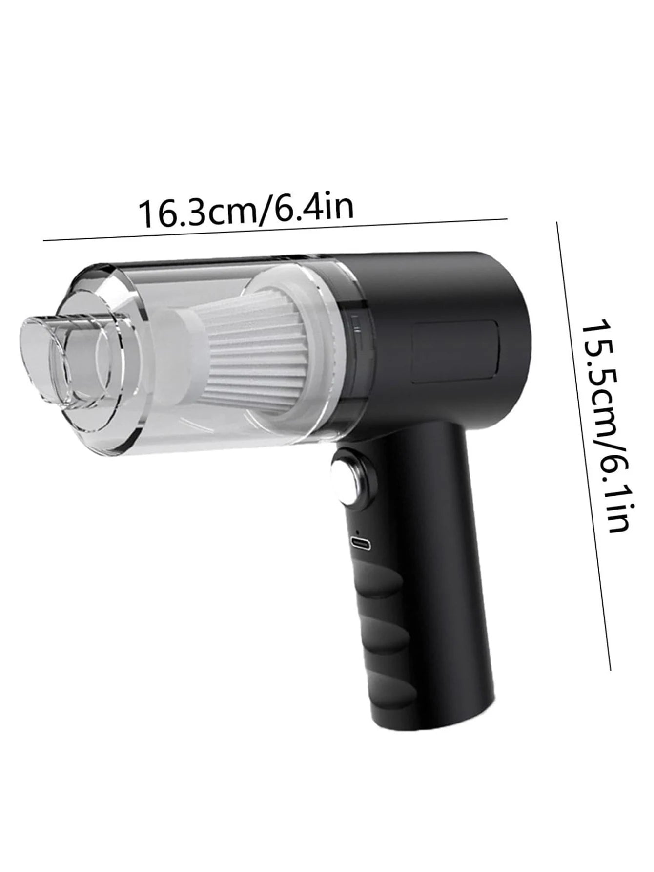2 IN 1 Car Vacuum,  Portable Mini Cordless Cleaner, Handheld Vacuum For Home, Car, Office Desk, Powerful Suction