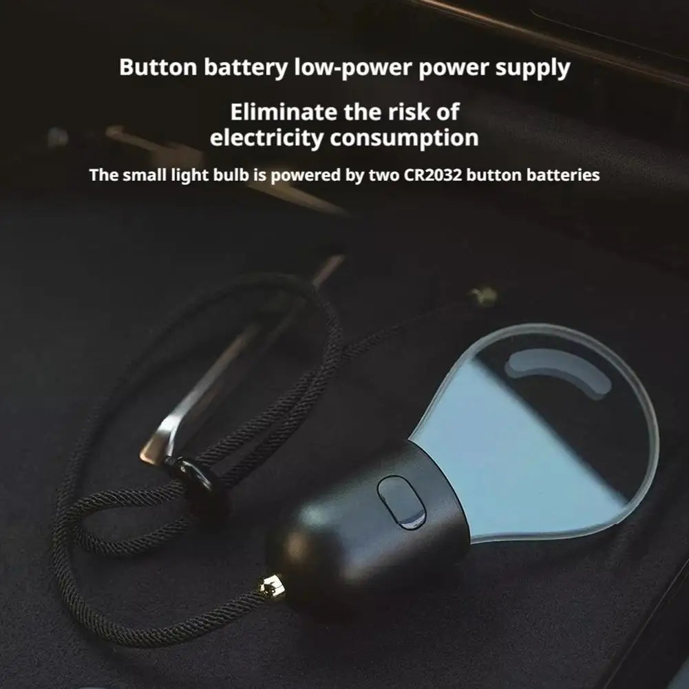 Car LED Light Bulb Pendant Creative Atmosphere Light Hanging Ornament Interior Decor Accessories for Auto Rearview Mirror Decora