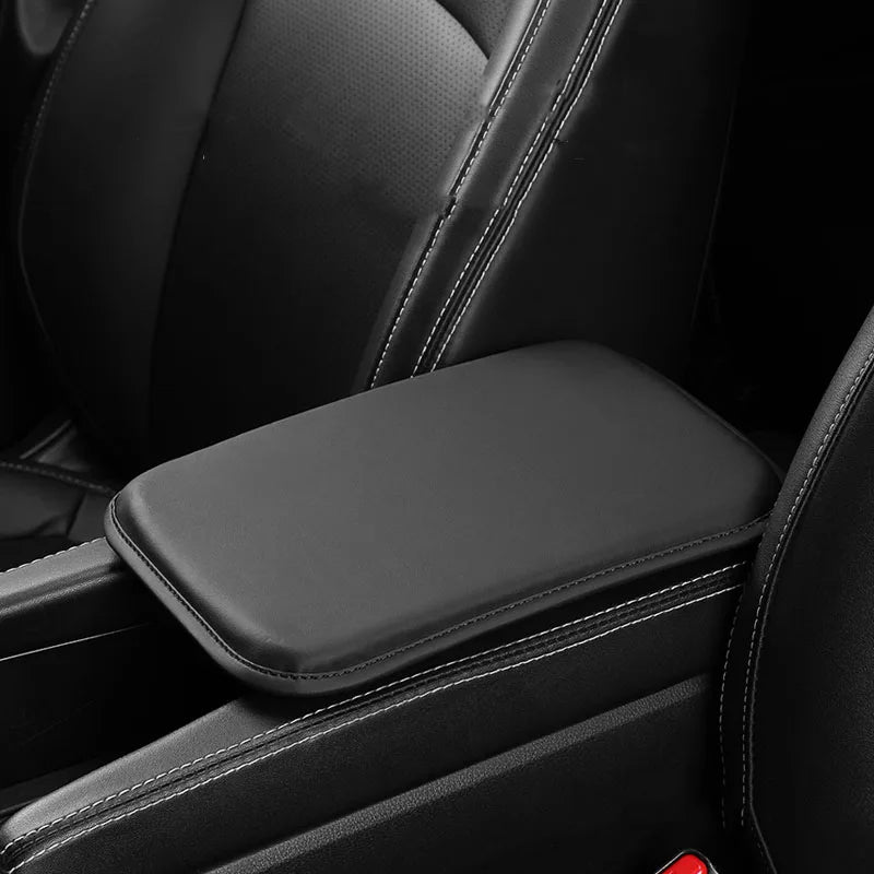 Car armrest cushion cover leather car console armrest box accessory cover seat cushion center console pad