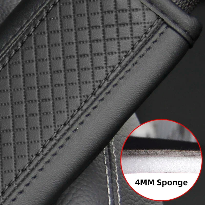 Car accessories seat belt PU Leather Safety Belt Shoulder Cover Breathable Protection Seat Belt Padding Pad Auto Interior
