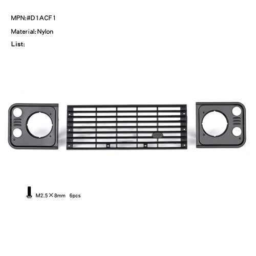 Pickup Truck Shell Kit 324 Wheelbase Accessories for 1/10 RC Crawler Car Traxxas TRX4 Defender AXIAL SCX10 RC4WD D90 D110 Parts
