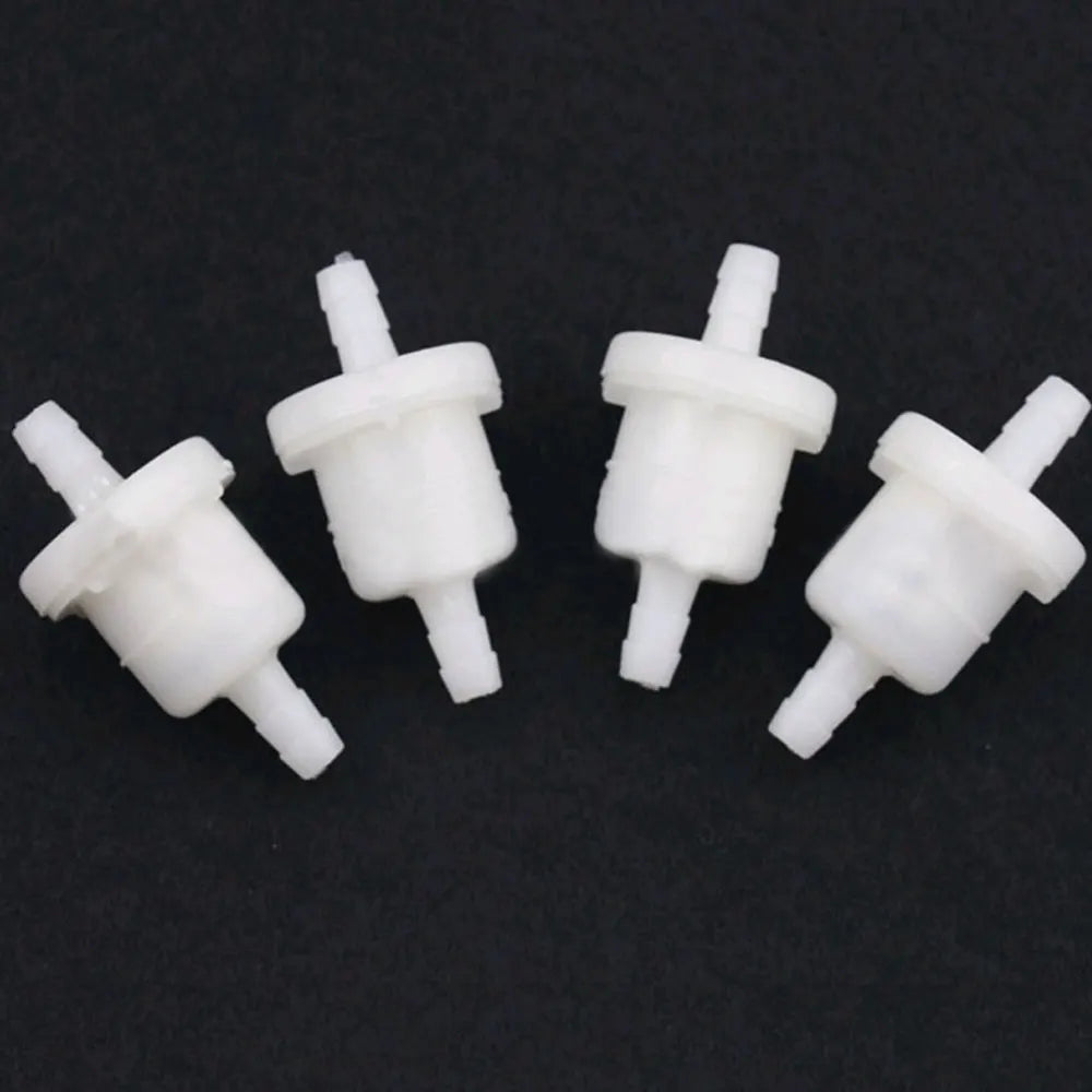 4pcs Plastic Fuel Gas Fuel Filter 50cc 90cc 110cc 150cc 250cc Atv Dirt Bikes Go Karts Scooters Etc Universal Car Accessories