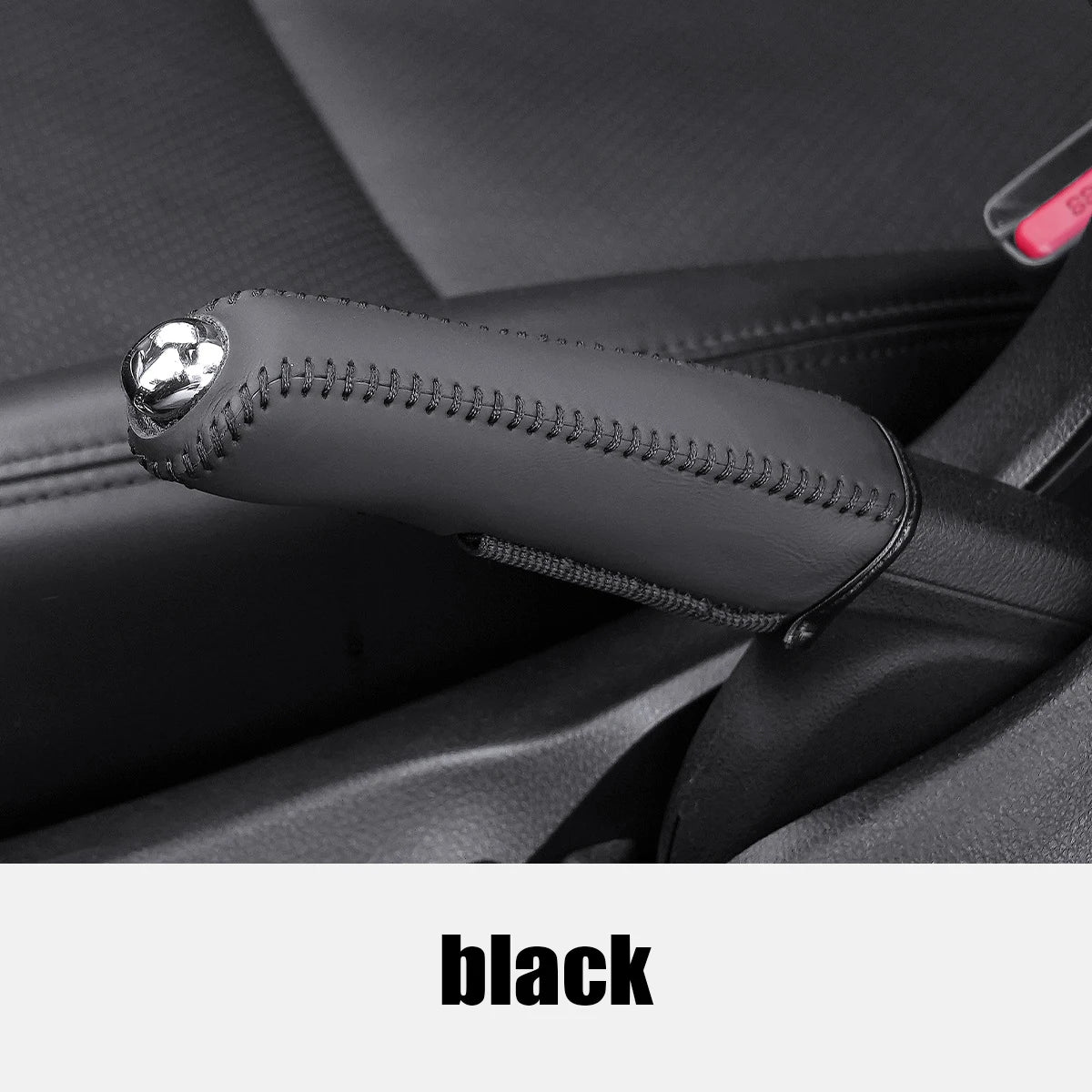 Car Leather Handbrake Cover Protective Sleeve Hand Brake Protection Car Interior Accessories