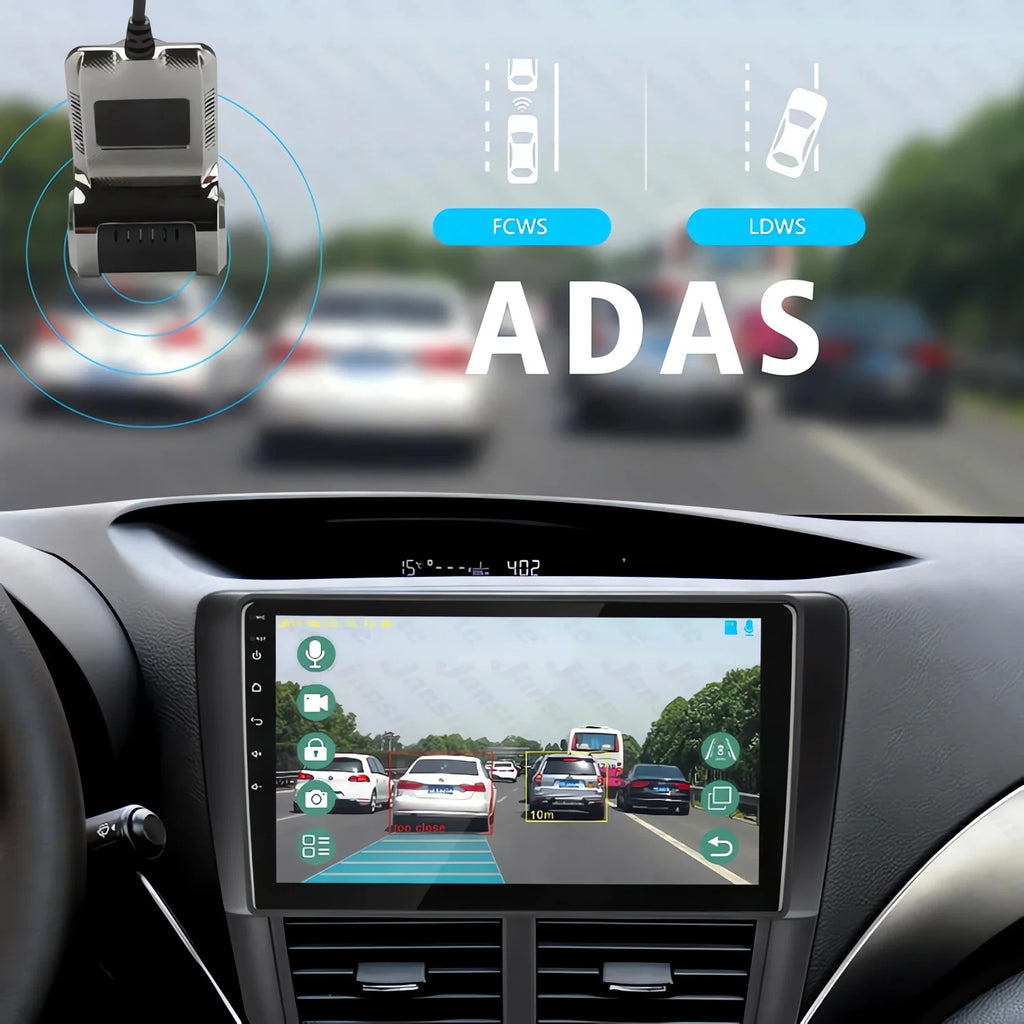 HD Car DVR Dash Cam  ADAS Video 720P/1080P USB Dashcam Auto Drive Recorder for Android Multimedia Player DVD Voice Alarm