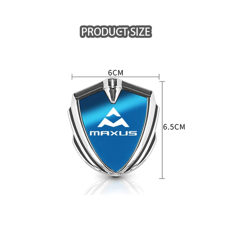 For Maxus T60 T90 V80 D60 D90 T70 V90 G50 Plus G90 Mifa 7 Hybrid Accessories Car Bodywork Metal Badge Guard Sticker Decoration