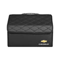 Car Trunk Organizer Box Leather Suitcase Foldable Storage Bin For Chevrolet Cruze Spark Captiva Suburban Camaro Malibu Silverado