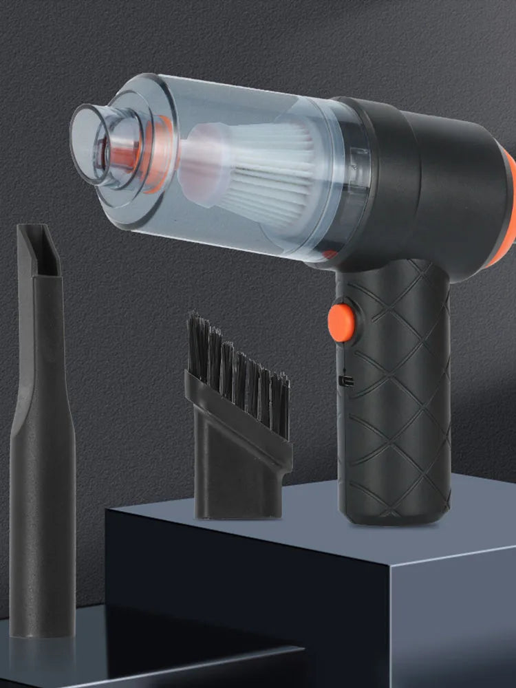 Cordless USB rechargeable, cordless charging, with 3 accessories, car/home/pet handheld vacuum cleaner