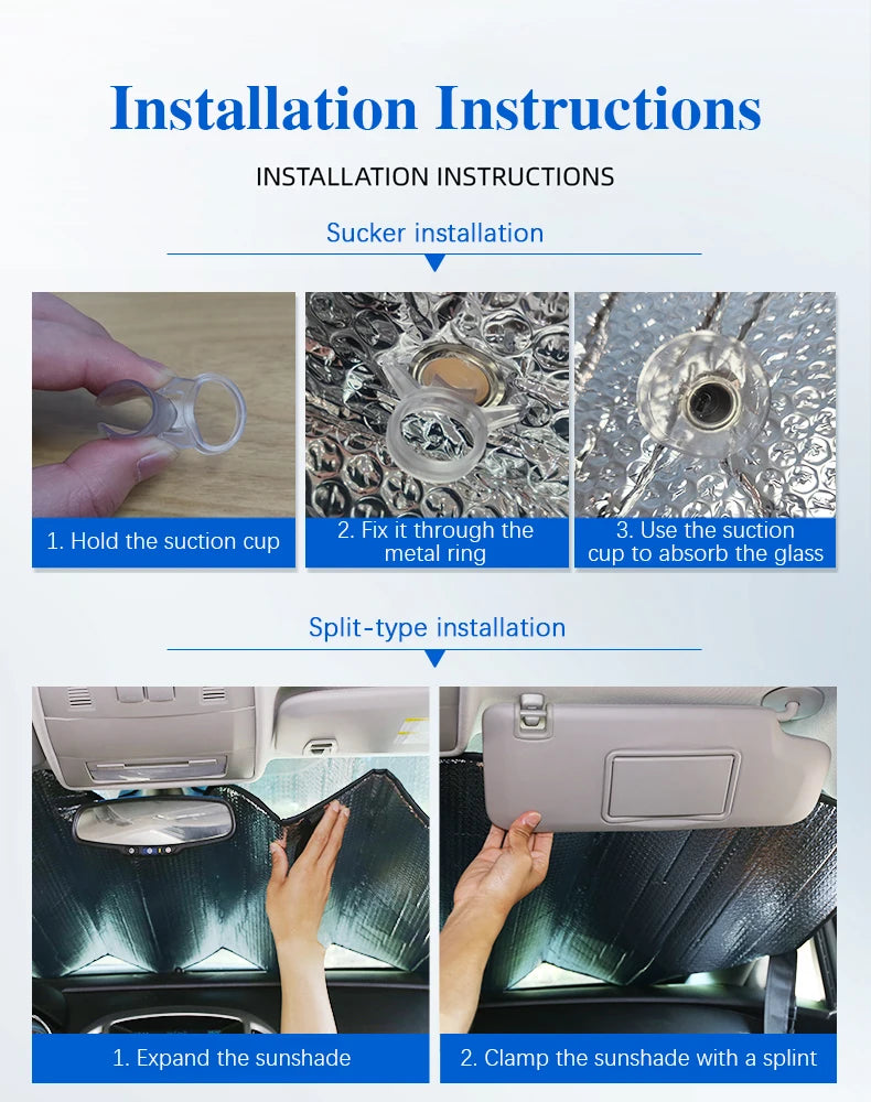 Car Window Full Cover Sunshades For Ford Transit Custom Accessories 2012~2021 Tourneo Windshield Shaby Visor 2013 2014 2015 2016