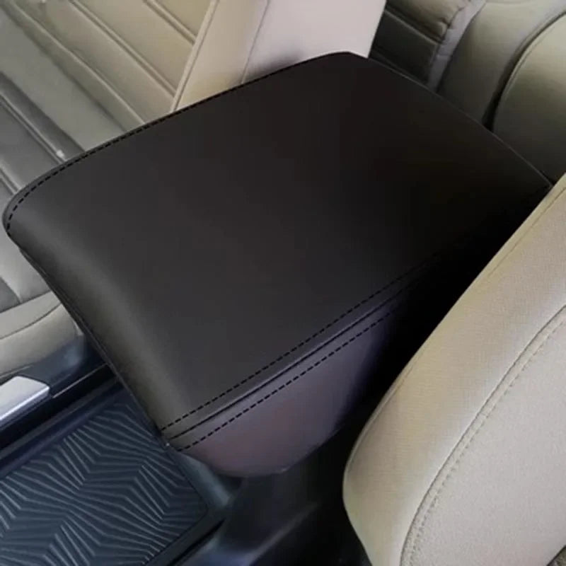 Para Honda CRV 2018 Accesorios CR-V 2017 2019 2020 2021 Cubierta de la caja del reposabrazos de la consola central del automóvil Cubierta protectora de cuero