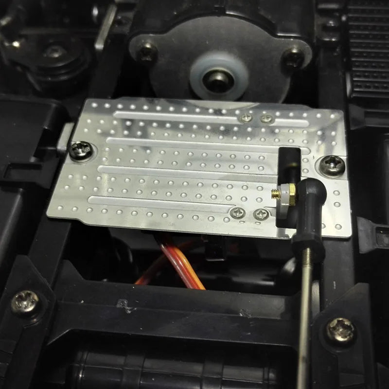 9g Steering Gear Frame Grinding Disc Anti-skid Plate for 1/14 Tamiya RC Truck Trailer Tipper Scania 770S Benz Actros Volvo MAN