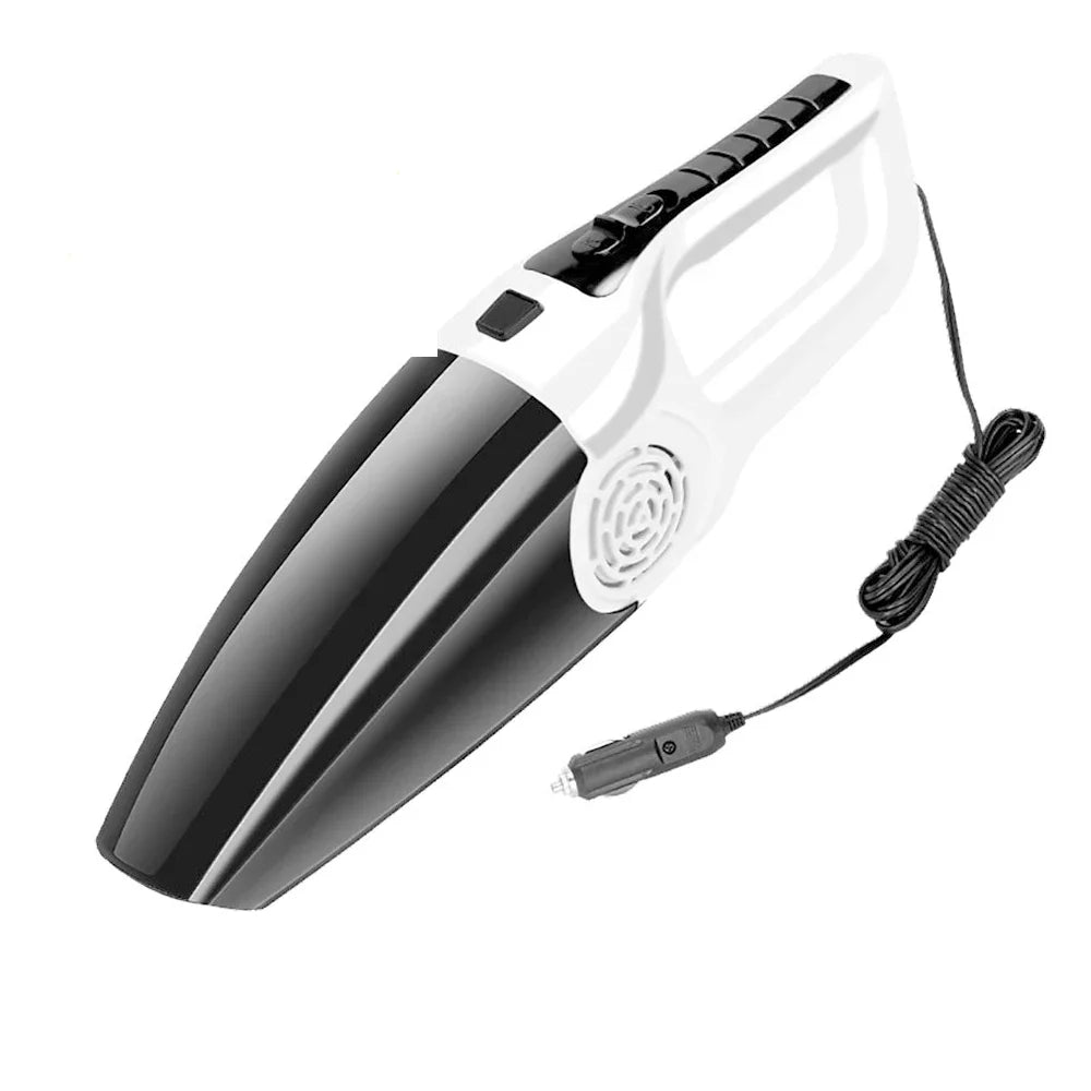 120W 3600mbar Car Vacuum Cleaner High Suction Hand-held 12V Mini 5 Meter Noodle Dry And Wet Dual-use Car Interior Cleaner