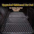 Foldable Bed for Car Backseat – Faux Leather Travel Mattress, No Need for Inflation, Perfect for Comfortable Road Trips