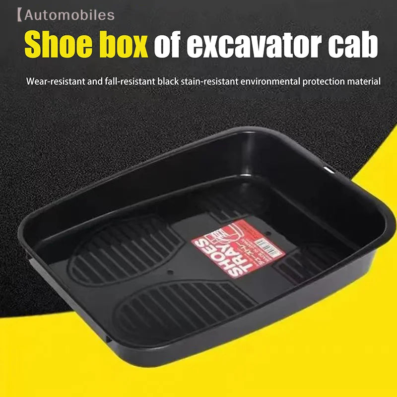 Auto Accessory Storage Tray, Shoe Organizer for Car, Tidying Under Seat Box