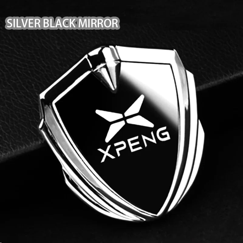 For Xiaopeng Xpeng G6 G9 P7 P7I G3 G3i P5 MONA M03 2025 Accessories Car Body Metal Shield Decorative Sticker Modification Emblem