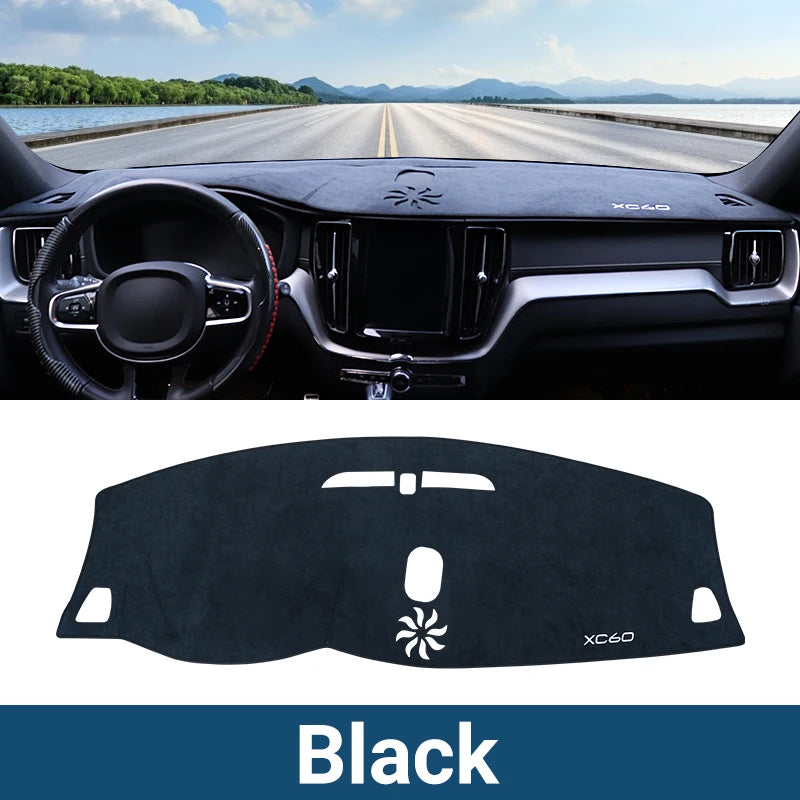 Car Dashboard Cover Avoid Light Pad Sun Shade Mats Non-Slip Case Anti-UV Carpets For Volvo XC60 2018 2019 2020 2021 2022 2023