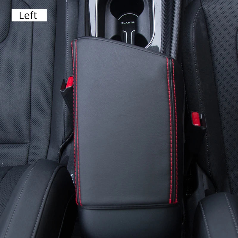 For Hyundai Elantra CN7 Accessories 2021 2022 2023 2024 Car Center Armrest Box Leather Protective Cover Car Decorate