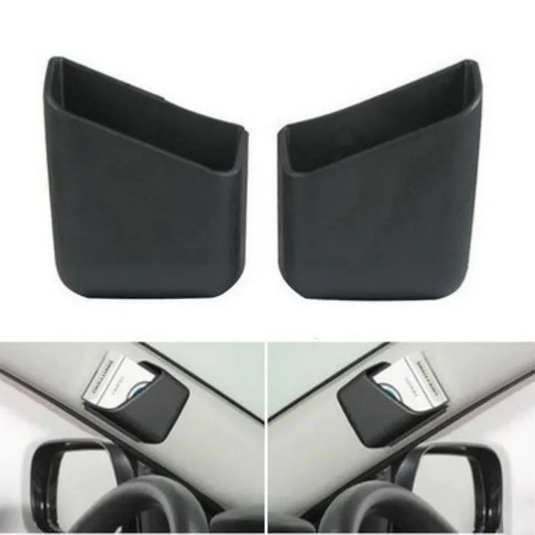 1Pair Car Organizer Auto Truck Pillar Storage Box Cigarette Phone Glasses IC Card Holder Organizers Bag Car Styling Accessories