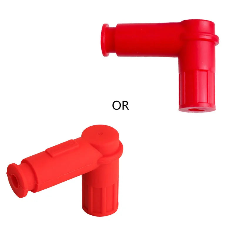 Spark Plug Cap Boot Waterproof Non Resistor Silicone Spark Plug Cap Suitable for Motorcycle Scooter Dirt Bike ATV