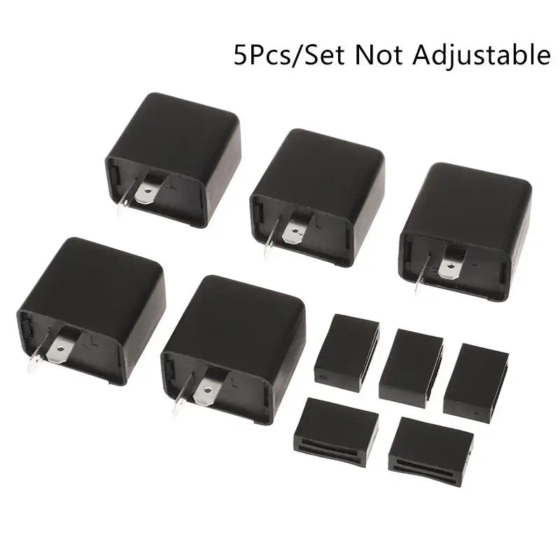 Electric Vehicle LED Accessory; Motorcycle Turn Signal Relay with Adjustable Flash Speed