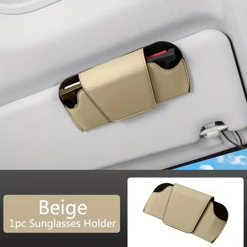 Car Fashion Glasses Holder - Fit Visor Clip for Glasses Storage, Stylish Auto Interior Accessory