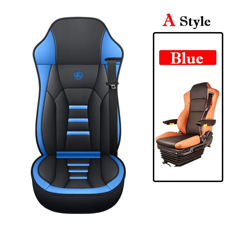 Truck Lorry Van Big Universal Seat Cover Cushion Mat for Hino TATRA Dongfeng SANY Iveco Kenworth Peterbilt Man Volvo Benz etc