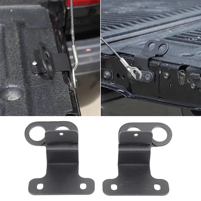 Gancho de anclaje para portón trasero de camión Ford Ranger Wildtrak T6 T7 T8 15-21, de acero al carbono, para equipaje, accesorios para coche