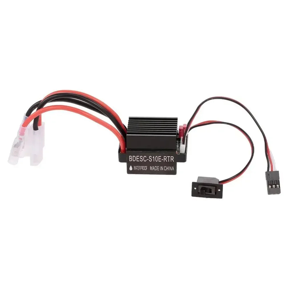 Controlador de velocidad eléctrico NEEBRC 320A ESC cepillado, 2-3S, impermeable, 5 V/2 A, BEC para coche, barco, oruga RC 1:10