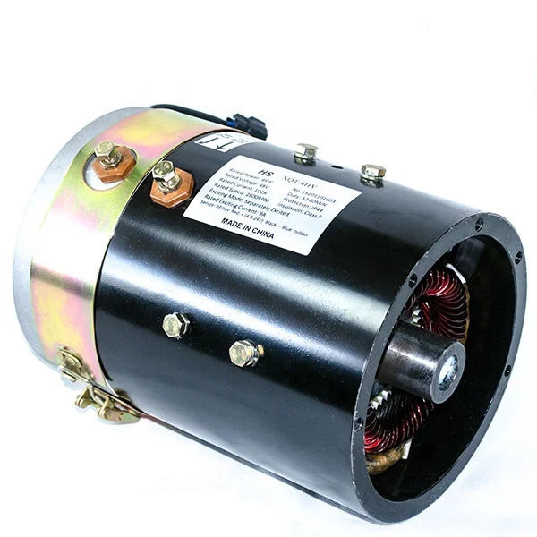 Electric Car  Traction Motor  with Motor Speed Sensor (encoder) XQT-4HV 48V 4KW