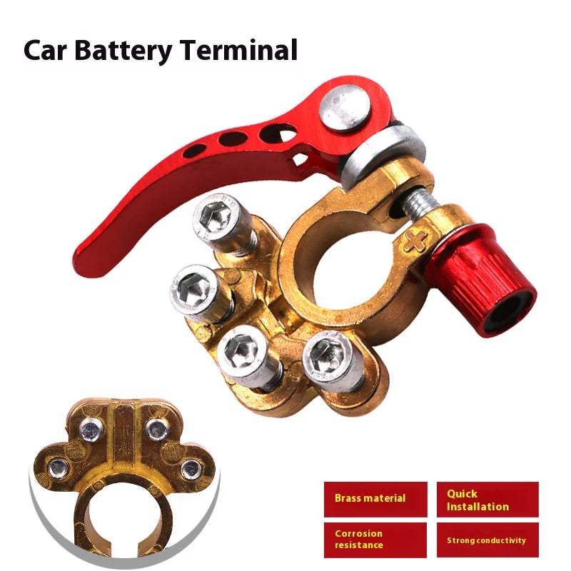 Conectores rápidos de 12 V y 24 V para batería, interruptor de encendido, terminales de coche para desconectar los principales tipos de cables, accesorios para automóviles.