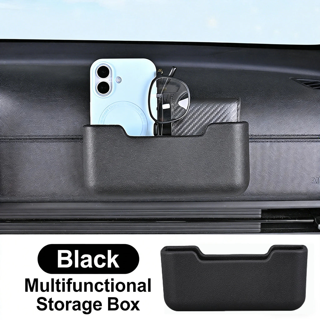 Paste Arbitrarily Car Organizer Bag Car Storage Box Car Put Cell Phone Bag Seat Back Side Door Self Adhesion Storage Glasses Box