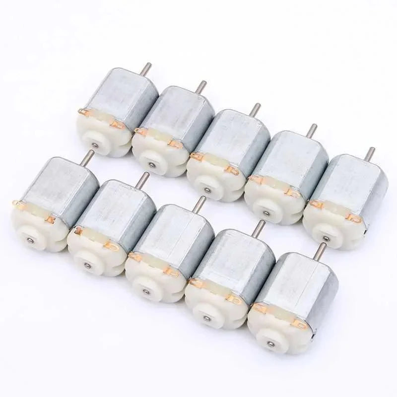 10Pcs 130 Micro DC Motor 3V-6V 8000RPM Miniature Electric motor four-wheel motor small DIY Toys Hobbies Smart Car
