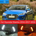 For Hyundai Elantra 2016 2017 2018 1 Pair LED car DRL Daytime Running Light Daylight Waterproof Signal lamp