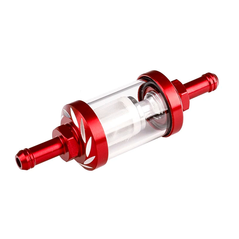 Motorcycle ATV Universal Fuel Filter, Washable Filter for Gasoline Fuel Lines, Compatible with 50CC-500CC Motorcycles and ATVs