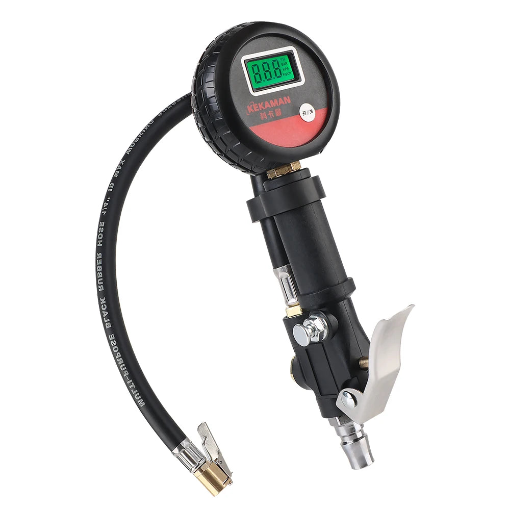 High Precision Monitor System Test Accessories Auto Tire Pressure Gauge LCD Digital Tyre Tester for Car Truck Vehicle Motorcycle