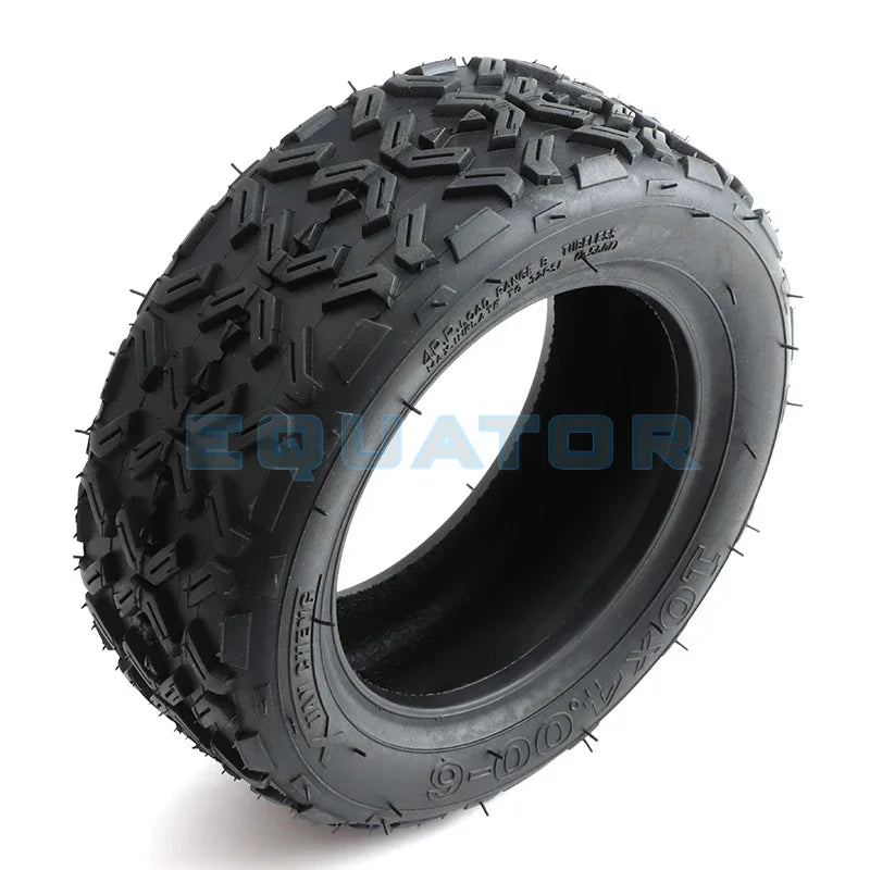 10x4.00-6 Off-road Tires 10*4.00-6 Tubeless Vacuum Tyre For Harley Electric Citycoco Scooter Snow Plow Go Karts ATV Wheel