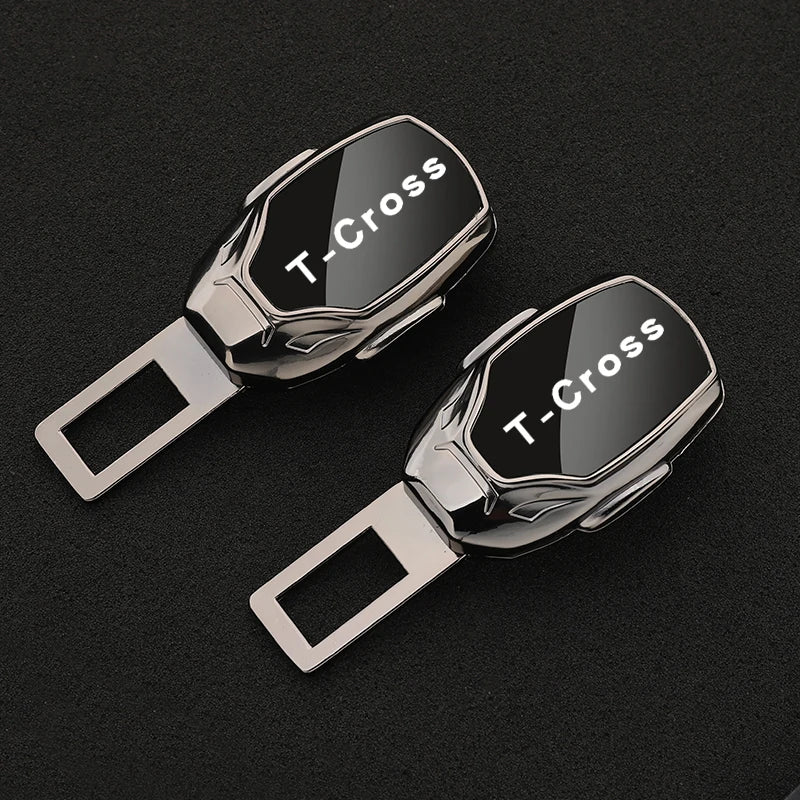Car Seat Belt Metal Jewelry Seat Belt Accessory Extender for T-CROSS TCROSS Accessories