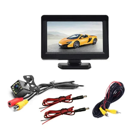 car video players 4.3 inch HD Display Foldable Car Monitor TFT LCD Cameras Reverse Camera Screen Parking