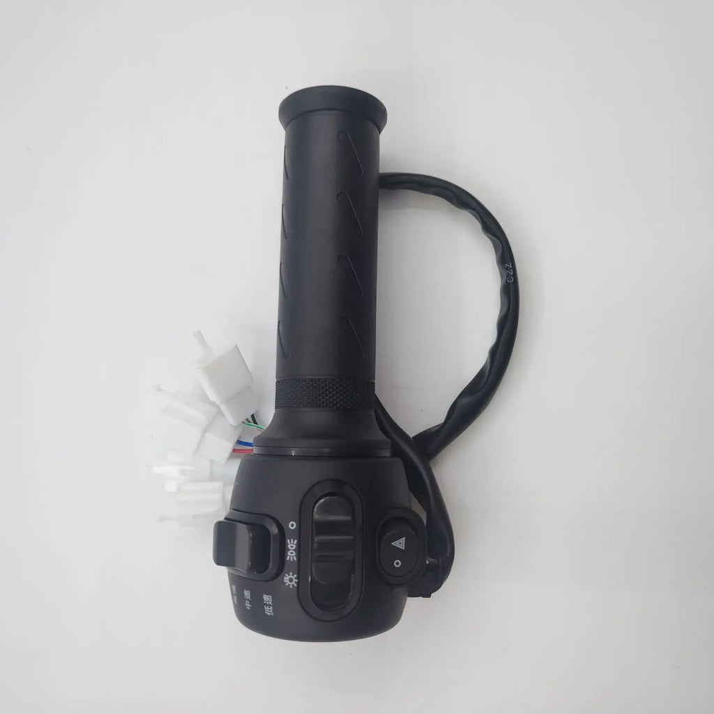 Electric Car Handlebar, 009 Headlight Throttle Switch Assembly, Left and Right Disc Brakes, Combined Modification