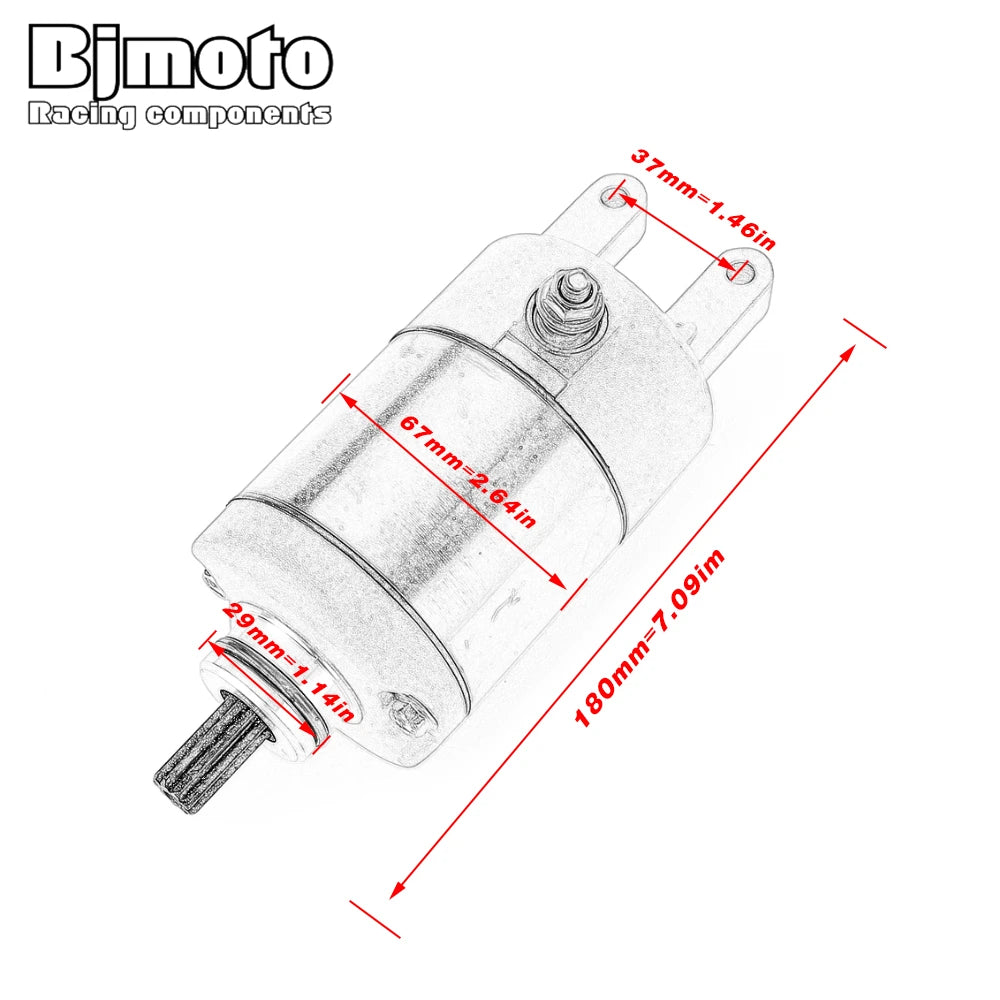 Electrical Engine Starter Motor For Aprilia Leonardo 250 300 for Yamaha VP250 VP300 X-City CP250 (MAXAM) YP400R X-MAX AP8552123