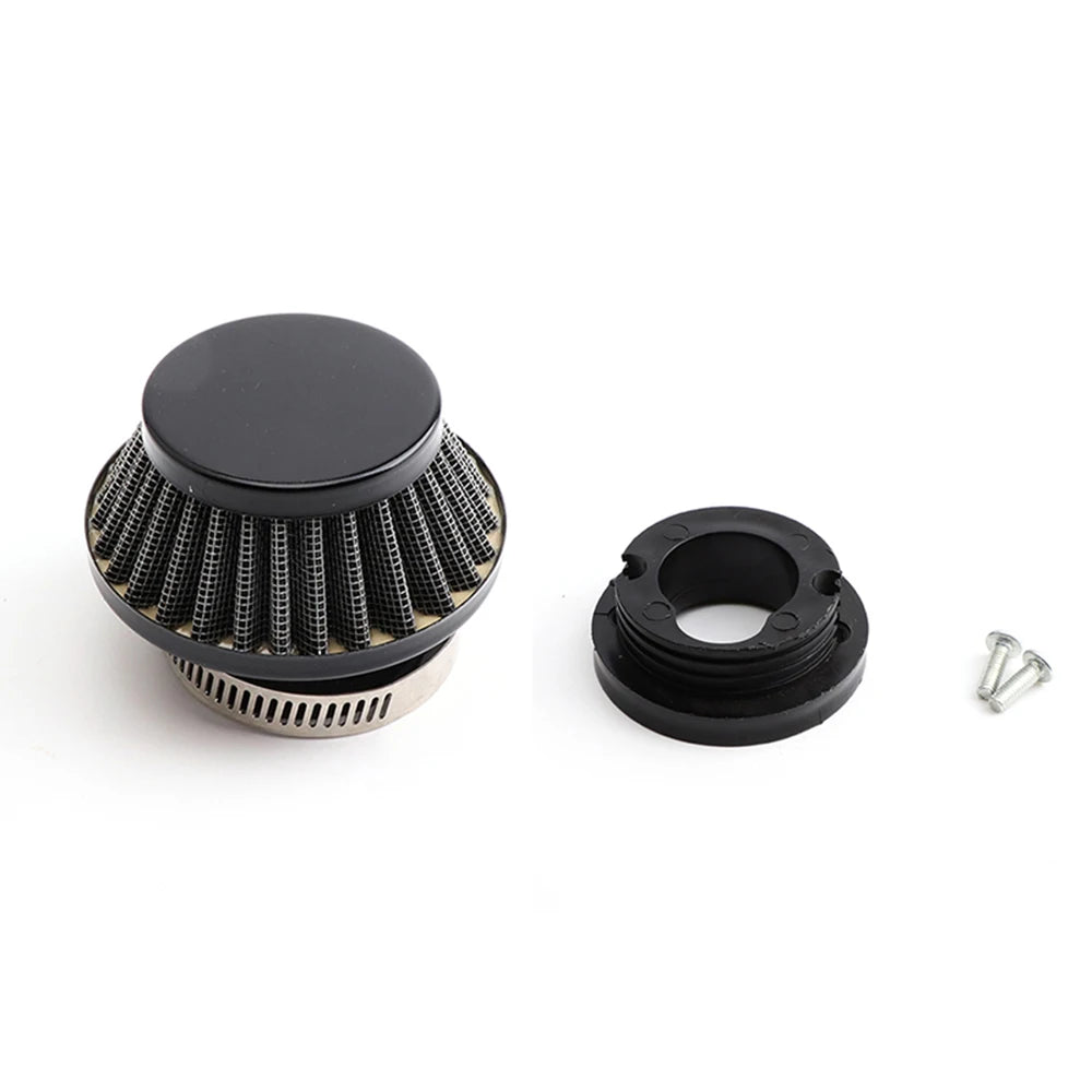 Pocket Bike Air Filter with Connector for 47cc 49cc 2stroke engine carb carburetor Mini Quad ATV Dirt Bike MiniMoto Go Kart Quad