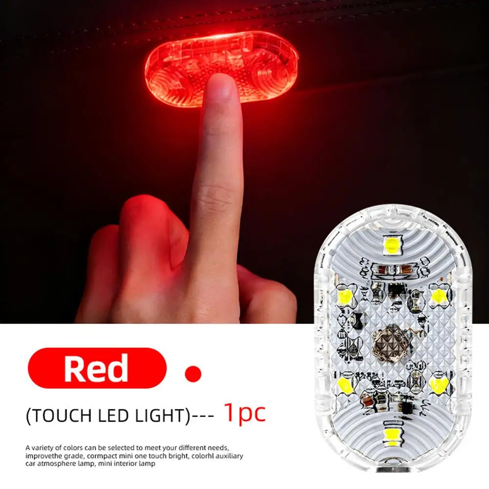 Car Interior Light Auto Roof Ceiling Reading Lamp LED Car Styling Night Light Mini USB Charging Car Light 5V