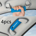 4-piece car interior accessory set: roof grab handle trim and protective cover, car interior ceiling handle protective cover.